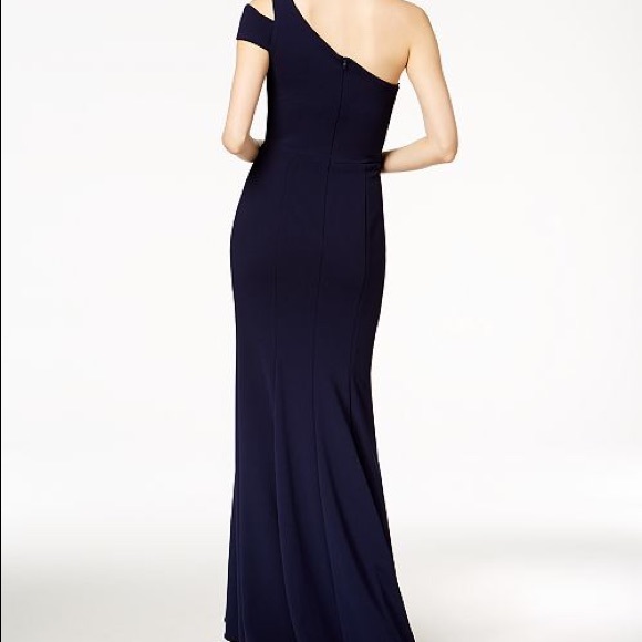 Betsy Adam One Shoulder Gown - Picture 2 of 2